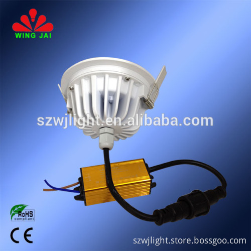 warranty 3 years high quality super bright ip65 waterproof 7w recessed led down light with ce